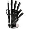 BERLINGERHAUS Sada nožov v stojane 8 ks Black Silver Collection (BH-2565)