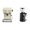 Ascaso Dream ONE, Sweet Cream + Rocket Espresso FAUSTO 2.1, black