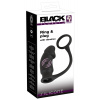 You2Toys Black Velvets Ring&Plug - análny vibrátor s krúžkom na penis