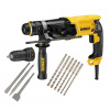 Dewalt Kombinované vŕtacie kladivo SDS Plus 2 kg + sada sekáčov a vrtákov D25134KP