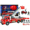 LEAN TOYS Veľký hasičský set Hasičská štvorkolka