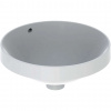Geberit VariForm Umývadlo zápustné, priemer 40 cm, s prepadom, biela 500.700.01.2