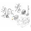 ND STIHL Zotrvačník pre reťazovú pílu MS 260, MS 240, 1121 400 1201