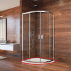 Mereo Vodiaci profil (oblúk), chróm, pre CK608B63K, 100x100x190 cm CKND07K1