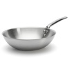 WOK pánev de Buyer, 3608.28, průměr 28 cm, objem 3 L, zahnutý okraj, na všechny typy varných desek