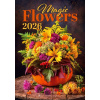Kalendár 2026 Magic Flowers, 31,5 x 45 cm