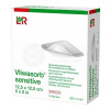 Vliwasorb Sensitive Superabsorpčné sterilné krytie na rany so silikónom (12,5 x 12,5 cm) 10 kusov