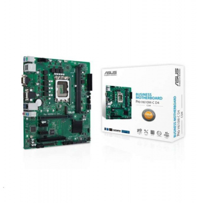 ASUS MB Sc LGA1700 PRO H610M-C D4-CSM, Intel H610, 2xDDR4, 1xDP, 1xHDMI, 1xVGA, mATX (90MB1A30-M0EAYC)