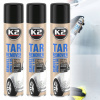 3 x K2 TAR REMOVER AREOZOL NA ODSTRAŇOVANIE ASFALTU ŽIVICE DECHTOVÝCH LEPIDIEL