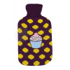 DEPAN Termofor ohrievacia fľaša s pleteným obalom MUFFIN 1 ks 1 ohrievacia fľaša (objem 2 l)