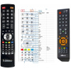 televes zas hd - náhradní dálkový ovladač kompatibilní