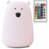 Zajačia lampa SILICONE Medvedík PINK PILOT (Zajačia lampa SILICONE Medvedík PINK PILOT)