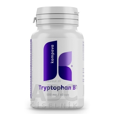 KOMPAVA spol. s r. o. kompava Tryptofan B+ cps 500 mg (Dobrá nálada a spánok) 1x60 ks 500mg