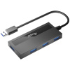 Equip 128956 4 porty USB 3.0 hub čierna; 128956
