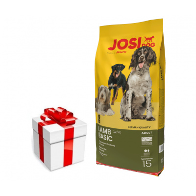 JOSERA JosiDog Lamb Basic 15kg + prekvapenie pre vášho psa ZDARMA