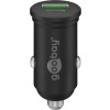 Goobay Duálna USB rýchlonabíjačka do auta USB-A, USB-C™ PD (Power Delivery) (45 W), čierna - 45 W (12/24 V)