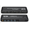 KVM HDMI prepínač 2xHDMI IN 2xUSB IN 1xHDMI OUT 3xUSB OUT + diaľkové ovládanie