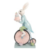 Clayre & Eef Figúrka zajac na bicykli 46cm