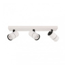 Italux Laconi SPL-2813-3B-WH stropné bodové svietidlo 3xGU10 biela, čierna