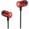 GENIUS headset HS-M316 METALLIC RED/ červený/ 4pin 3,5 mm jack