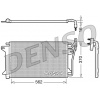 DENSO Kondenzátor, klimatizace DCN10025