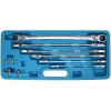 BGS Technic BGS 1541 Otočné račňové kľúče, OK 8 ÷ 19 mm. Sada 10 dielov