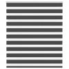 zahrada-XL Zebra roleta čierna 130x100 cm šírka látky 125,9cm polyester 4014215