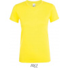 SOL´S REGENT / Dámske tričko s okrúhlym výstrihom - lemon XXL