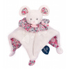 Plyšová myška na maznanie Doudou Boule 3v1 Doudou et Compagnie ružová 25 cm od 0 mes