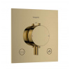 Hansgrohe Ecostat Comfort E Termostatická batéria pod omietku, na 2 spotrebiče, leštený vzhľad zlata 33716990-HG