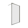 Walk In SCHULTE ExpressPlus Alexa Style 2.0 Black Style 140 cm farba rámu čierna dekor skla číre sklo EP369212 68 1300