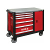 YATO Vozík na prázdne náradie 6 zásuviek + 1 skrinka