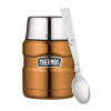 Thermos Style Termoska na jedlo sa skladateľná lyžicou a šálkou 0,47 l medená