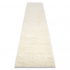 Dywany Łuszczów Behúň SOFFI shaggy 5cm krémová - do kuchyne, predsiene, chodby, haly 70x300 cm
