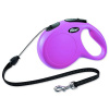 Vodítko FLEXI Classic NEW M lanko 8m/20kg ružová M lanko 8m/20kg růžová