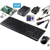 TRU COMPONENTS Pro Set Raspberry Pi® 5 B+ 8 GB 2.4 GHz vr. napájacieho zdroja, vr. púzdra, vr. chladiaceho telesa, vr. HDMI ™ kábla, vr. klávesnica, vr. myši; 12250812