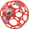 Bright Starts OBALL RATTLE 10 cm Oranžová