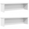 kuchyňské regály stohovatelné 2 pcs bílý 60x15x16 cm Bílá 860500