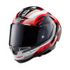 prilba SUPERTECH R10 TEAM ALPINESTARS carbon/červená/biela 2025 Veľkosť: 2XL (obvod 63 - 64 cm), Veľkost: 2XL (obvod 63 - 64 cm)