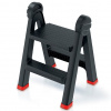 SAPRO Skladacie schodíky TITAN LADDER KLD4565, čierna 470 x 435 x 630 mm, max. 150kg