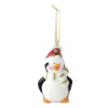 Vianočná porcelánová ozdoba vianočné motívy Christmas Decorations 1ks, Easy Life - Tučňák