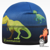 Chlapčenská funkčná čiapka Dráče - Bruno 114, Dinosaurus Farba: Modrá, Veľkosť: XS 48-50