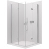 Cerano Volpe Duo, so skladacími dverami 90(dvere) x 90(dvere), 6mm číre sklo, chrómový profil, CER-CER-427366
