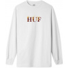 pánske tričko HUF BURNING LS TEE White M