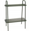 HOMESTYLING Stojan na kvety KO-X99000550 50 x 66 cm tmavo zelená