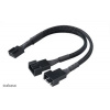 AKASA rozdvojovací kabel AK-CBFA04-15 4PIN konektory pro PWM AK-CBFA04-15