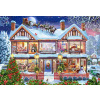 BlueBird - Puzzle Vianočný dom - 1000 dielov
