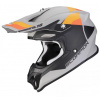 SCORPION prilba na motocykel VX-16 EVO AIR SPECTRUM, šedá/oranžová matná, veľ.XL