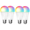 Žiarovka, žiarivka - LED žiarovka 9W 4 ks. Smart Wi-Fi E27 RGB White A+ (LED žiarovka 9W 4 ks. Smart Wi-Fi E27 RGB White A+)