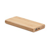 Bambusová powerbanka 6000 mAh , wood Farba: wood